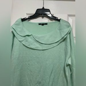 Warm, soft, and beautiful pistachio color (light green)